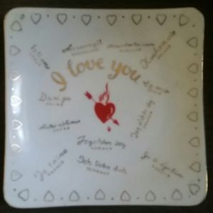 "I Love You" trinket tray